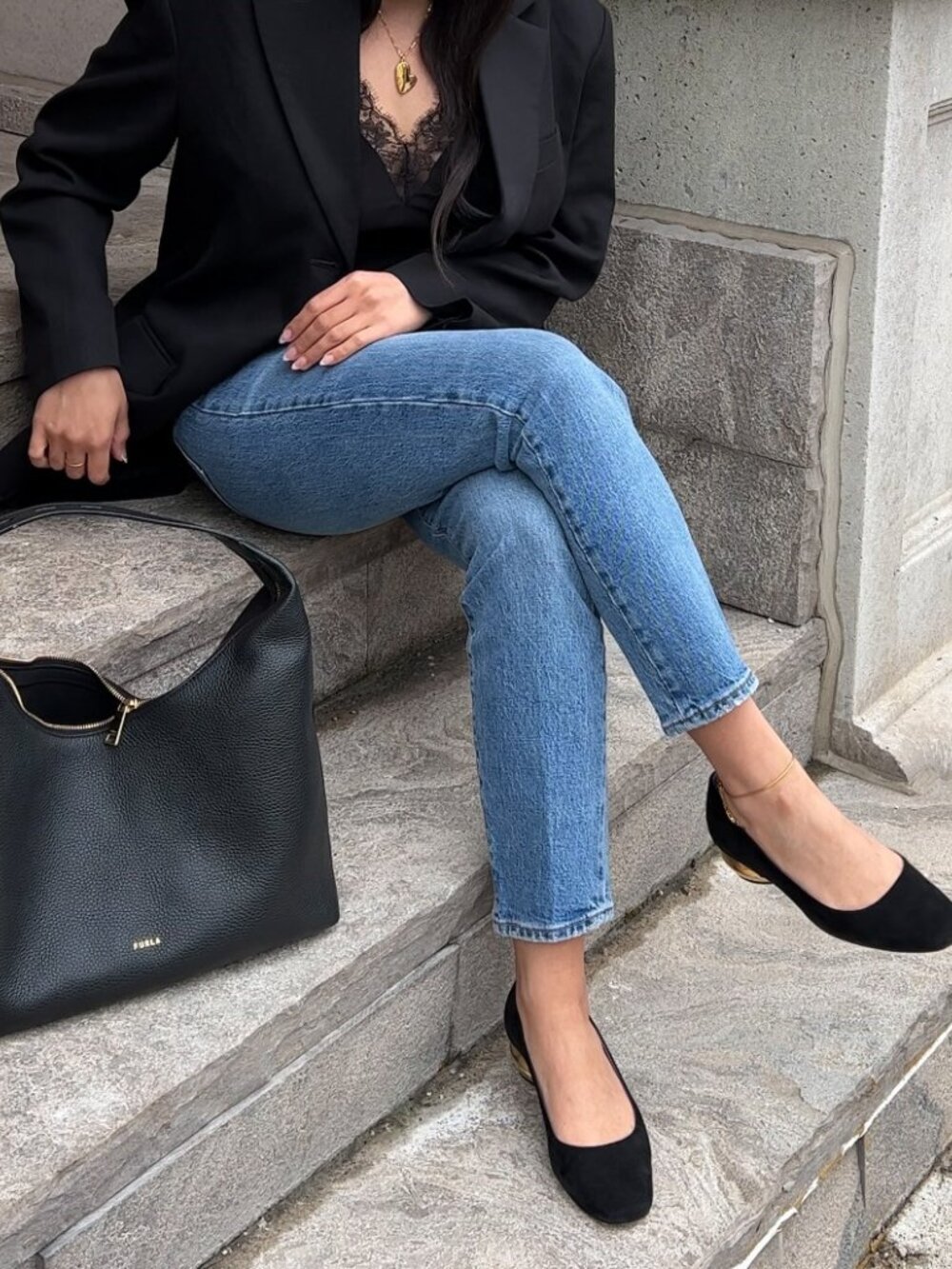 LEVI'S Wedgie Ankle Jeans